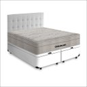 Ver imagem 1 de Cama Box Baú com Cabeceira Cassis e Colchão Ortobom Airtech Springpocket Queen 158cm