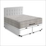 Cama Box Baú com Cabeceira Cassis e Colchão Ortobom Airtech Springpocket Queen 158cm - 1