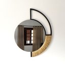 Ver imagem 2 de Espelho decorativo de parede redondo com moldura Premium Kalamata