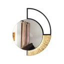 Ver imagem 1 de Espelho decorativo de parede redondo com moldura Premium Kalamata