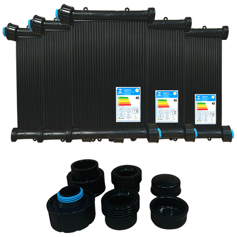 Kit Aquecedor Solar Piscina 13placas 2 Metros Ts-solar Rosca