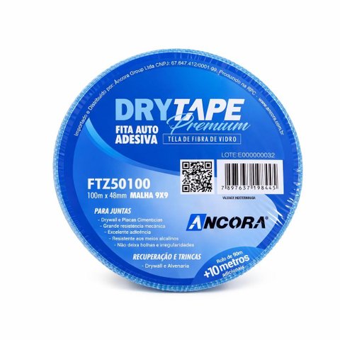 Fita Telada 90m x 48mm (Caixa c/1) - Azul