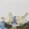 Kit Casal de Passarinhos Decorativos em Cerâmica - Off-white Studio Casa Center - 3