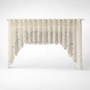 Ver imagem 7 de Cortina Renda Bando Cozinha Cascata 3,00 x1,00ALT Diversas:Arabesco Creme