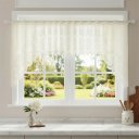 Ver imagem 4 de Cortina Renda Bando Cozinha Cascata 3,00 x1,00ALT Diversas:Arabesco Creme
