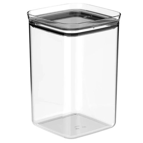 Pote Organizador Porta Mantimentos Hermético 3,5l ou Linha Block Plástico Natural