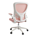 Ver imagem 2 de Cadeira Escritório Giratória Ergonômica com Tela Mesh Altura Ajustável Rosa