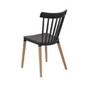 Ver imagem 7 de Conjunto Sala de Jantar Mesa Eiffel Redonda 120cm Tampo MDF com 4 Cadeiras Janaína Preto