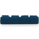 Ver mais imagens de Sofá 5 Lugares com Chaise Direito Sala Living 388cm Arlo F04 Veludo Azul Marinho - Lyam Decor