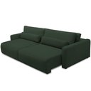 Ver imagem 6 de Sofá Retrátil Reclinável para Sala de Estar Living 270cm Sevilha F04 Veludo Verde