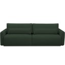 Ver imagem 5 de Sofá Retrátil Reclinável para Sala de Estar Living 270cm Sevilha F04 Veludo Verde