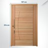 Porta Pivotante Maciça 214x107cm Eucalipto PM78 Solar Cruzeiro Portas - 2