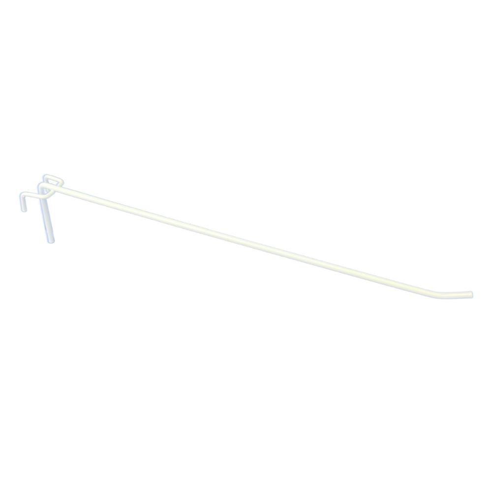 50 Gancho para Tela Aramada 30cm - Arame 4mm Branco - 3