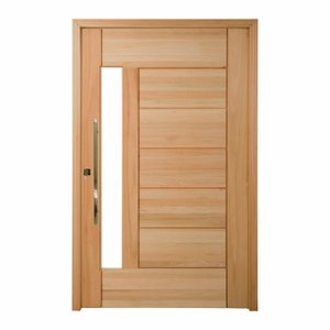 Porta Pivotante Maciça 214x107cm Eucalipto PM76 Lira Cruzeiro Portas