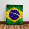 Kit 3 Quadro Decorativo Bandeira Brasil Patriota Sala Quarto 28x20cm - 5