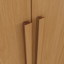 Ver imagem 6 de Guarda Roupa Casal 6 Portas com Espelho Leblon Marrom/Cinamomo