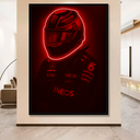Ver imagem 2 de Quadro Decorativo Piloto Neon Vermelho