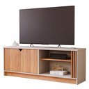Ver imagem 1 de Rack Bancada Volpi 154cm Off White/cinamomo para Tv até 55” - Permóbili