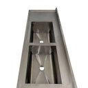 Ver imagem 4 de Pia Aço Inox Industrial 140x60x90 Cm Cuba Dupla Nortinox