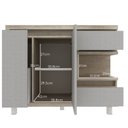 Ver imagem 6 de Gabinete para Banheiro com Espelheira Malbec 