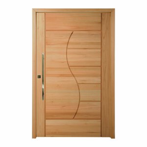 Porta Pivotante Maciça 214x127cm Eucalipto PM89 Evidence Cruzeiro Portas