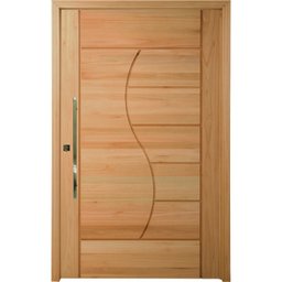 Porta Pivotante Maciça 214x127cm Eucalipto PM89 Evidence Cruzeiro Portas - 3