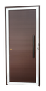 Ver imagem 1 de Porta Alumínio Lambril c/Puxador D.Mix Corten 80 Brimak