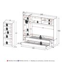 Ver imagem 3 de Quarto Infantil Modulado Bicama com Guarda-Roupa e Sapateira 3 Portas Pulse Multimóveis MP4852