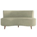 Ver imagem 7 de Sofá Living 3 Lugares 160cm Aang Pés Palito Bouclê Verde Oliva G33 - Gran Belo
