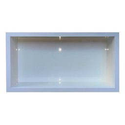 Nicho em Porcelanato Branco para Banheiro 64x32 - 4