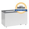 Freezer Horizontal D/a Ghd-400h Cinza 400 Litros 2 Tampa Vidro 220v - Gelopar - 1