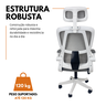 Cadeira de Escritório Presidente Executiva Oficial Legacy - Cinza - 1 - 5