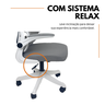 Cadeira de Escritório Presidente Executiva Oficial Legacy - Cinza - 1 - 2