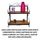 Ver imagem 5 de Porta Condimentos Rústico em Ferro:preto