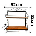 Ver imagem 2 de Porta Condimentos Rústico em Ferro:preto