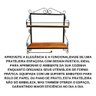 Porta Condimentos Rústico em Ferro:preto - 6