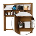 Ver imagem 7 de Guarda Roupa Casal Modulado 5p Portas com Cama Hercules 4 Portas 4 Gavetas Cinamomo