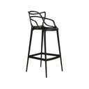 Ver imagem 5 de Kit 2 Banquetas Altas Alegra Espresso Móveis Preto