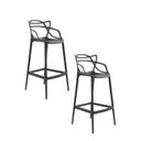 Ver imagem 1 de Kit 2 Banquetas Altas Alegra Espresso Móveis