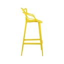 Ver imagem 6 de Kit 2 Banquetas Altas Alegra Espresso Móveis Amarelo