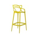 Ver imagem 4 de Kit 2 Banquetas Altas Alegra Espresso Móveis Amarelo