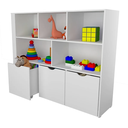 Ver imagem 3 de Estante Infantil para Carrinhos Ada 100% Mdf (brinquedoteca)