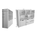 Ver imagem 6 de Estante Infantil para Carrinhos Ada 100% Mdf (brinquedoteca)