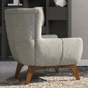 Ver imagem 6 de Poltrona Decorativa Malta Base Madeira Boucle Tce 1018 Moll