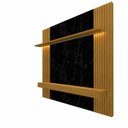 Ver imagem 2 de Painel para TV até 85 Polegadas com Led Ripado 3 Gavetas Primor 229cm Gelius
