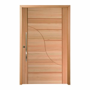 Porta Pivotante Maciça 214x107cm Eucalipto PM91 Sublime Cruzeiro Portas