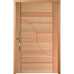Porta Pivotante Maciça 214x107cm Eucalipto PM91 Sublime Cruzeiro Portas - 3