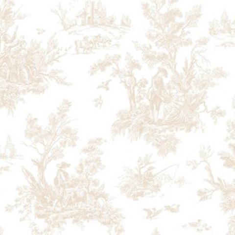 Papel de Parede Romântico Abby Rose 3 Floral Bege Ab27655