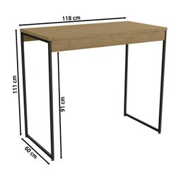 Conjunto De Mesa Com Banquetas Industrial Crome LI016/LI024 Freijo Preto Kappesberg - 2