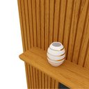 Ver imagem 4 de Painel para TV até 75 Polegadas Ripado com LED 2 Gavetas 184cm 100% MDF Nobre